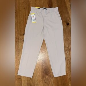 Hilary Radley Women's Cream Straight Leg Pants